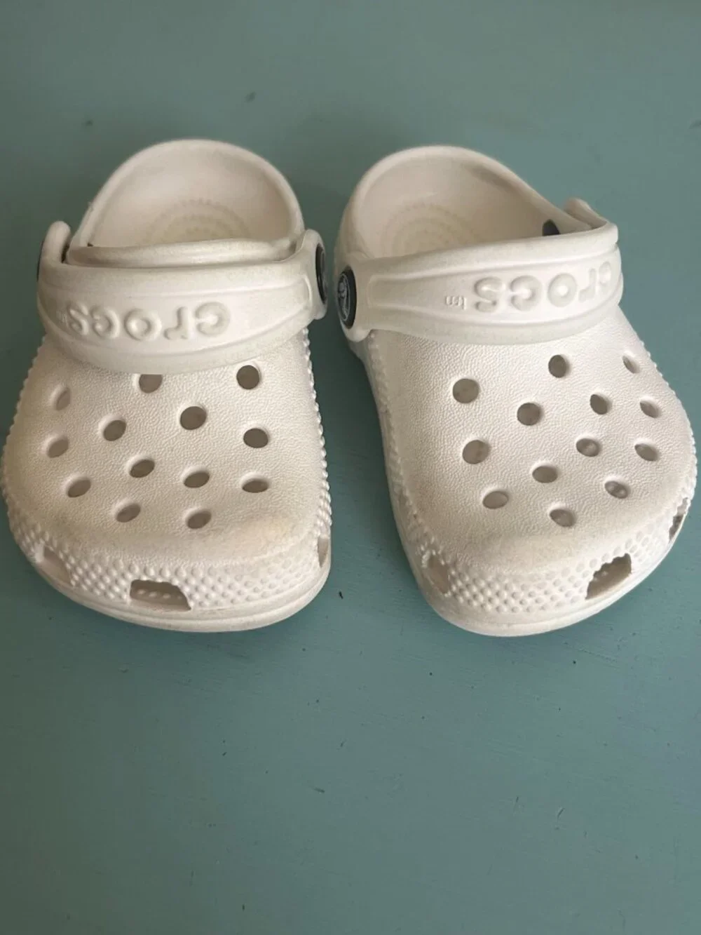 Crocs Littles Baby Crocs Infant Crocs White Baby Size 2 Size 3 White Crocs